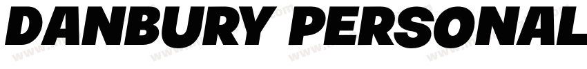 Danbury PERSONAL USE Regular字体转换